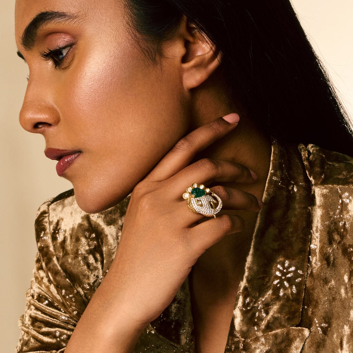 Kundan Finger Ring Kundan Finger Ring 193208