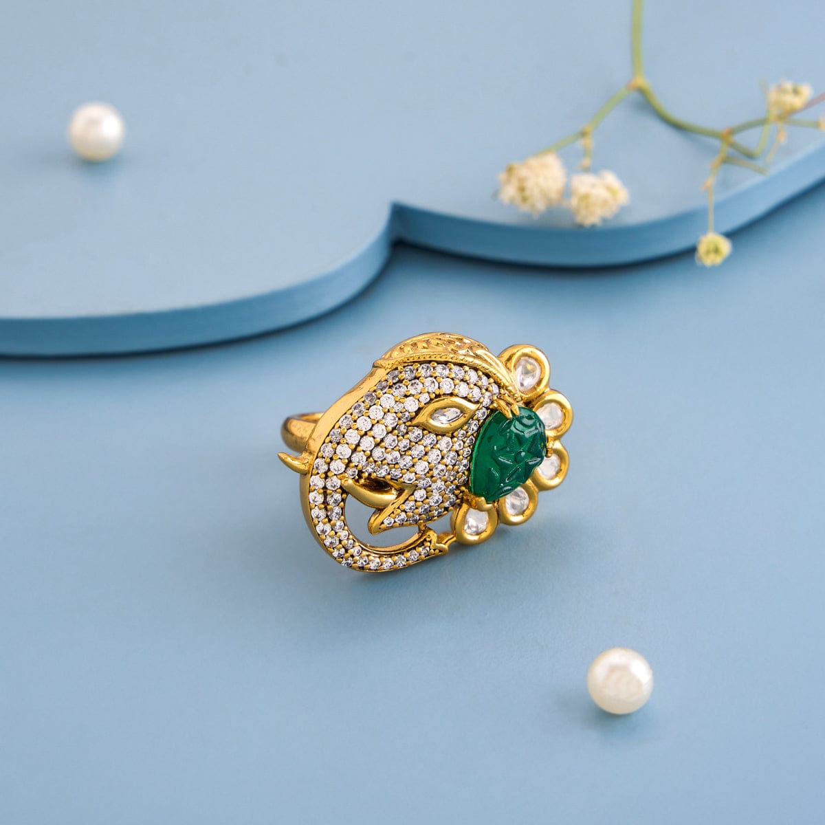 Kundan Finger Ring Kundan Finger Ring 193208