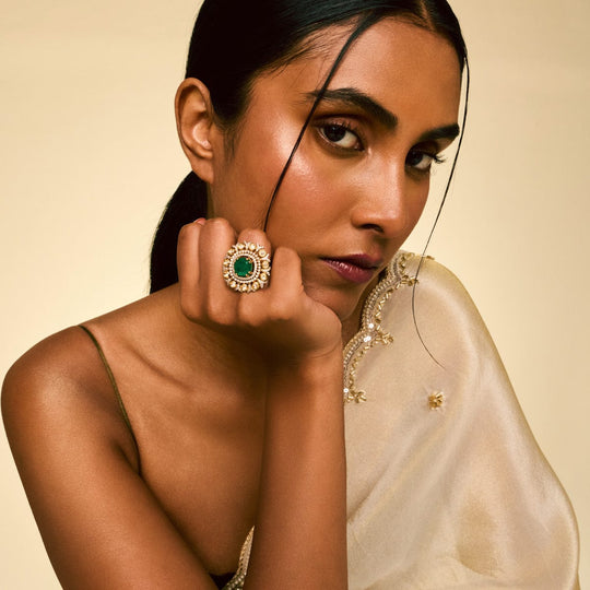 Kundan Finger Ring Kundan Finger Ring 193674