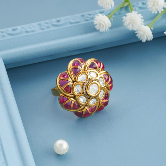Kundan Finger Ring Kundan Finger Ring 196786