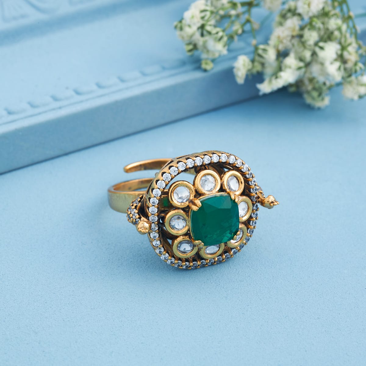 Kundan Finger Ring Kundan Finger Ring 199624