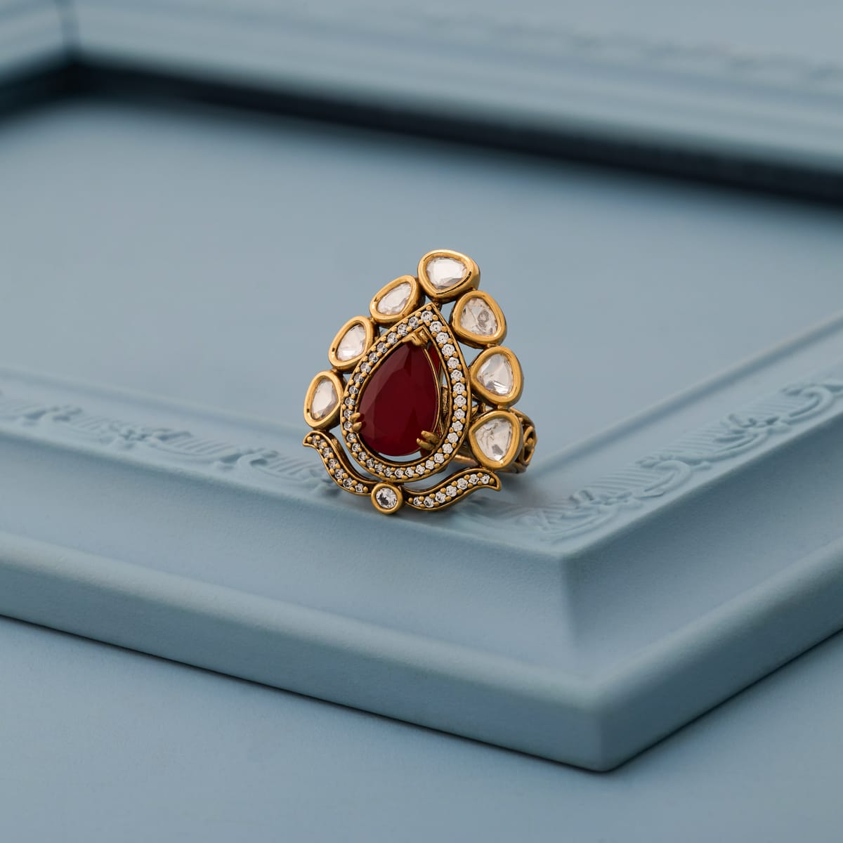 Kundan Finger Ring Kundan Finger Ring 204687
