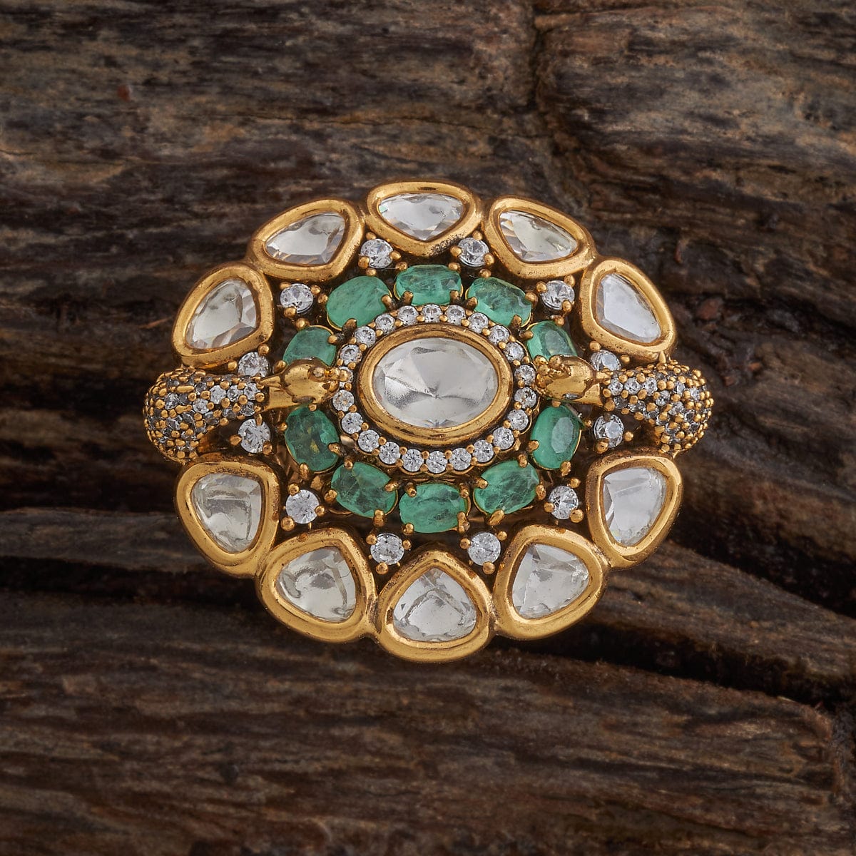 Kundan Finger Ring Kundan Finger Ring 181106