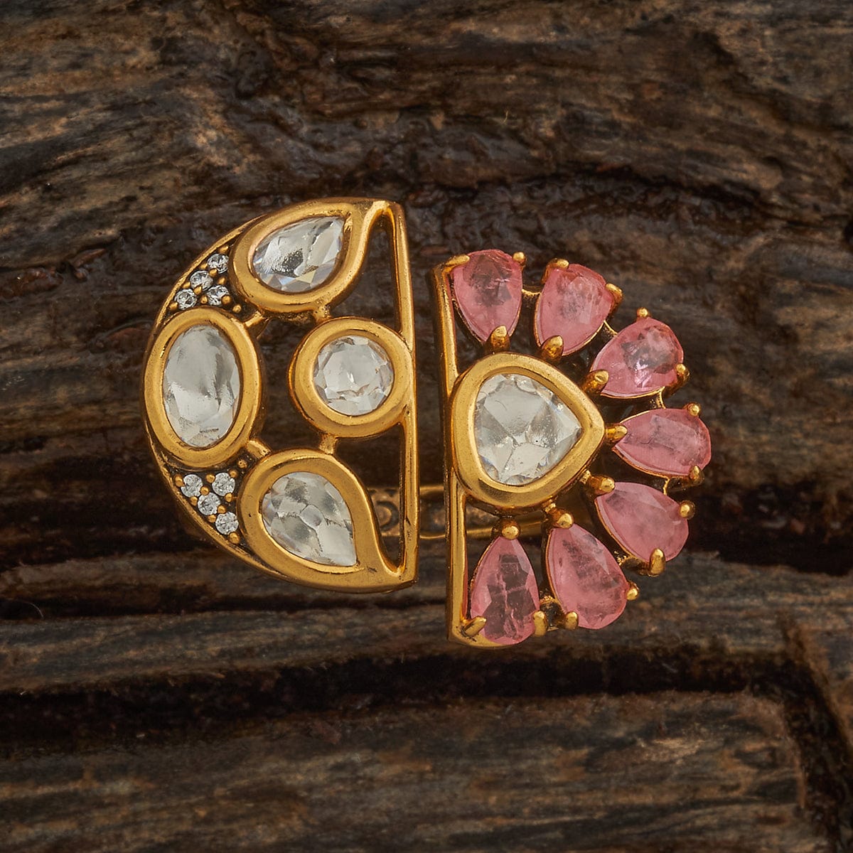 Kundan Finger Ring Kundan Finger Ring 181107