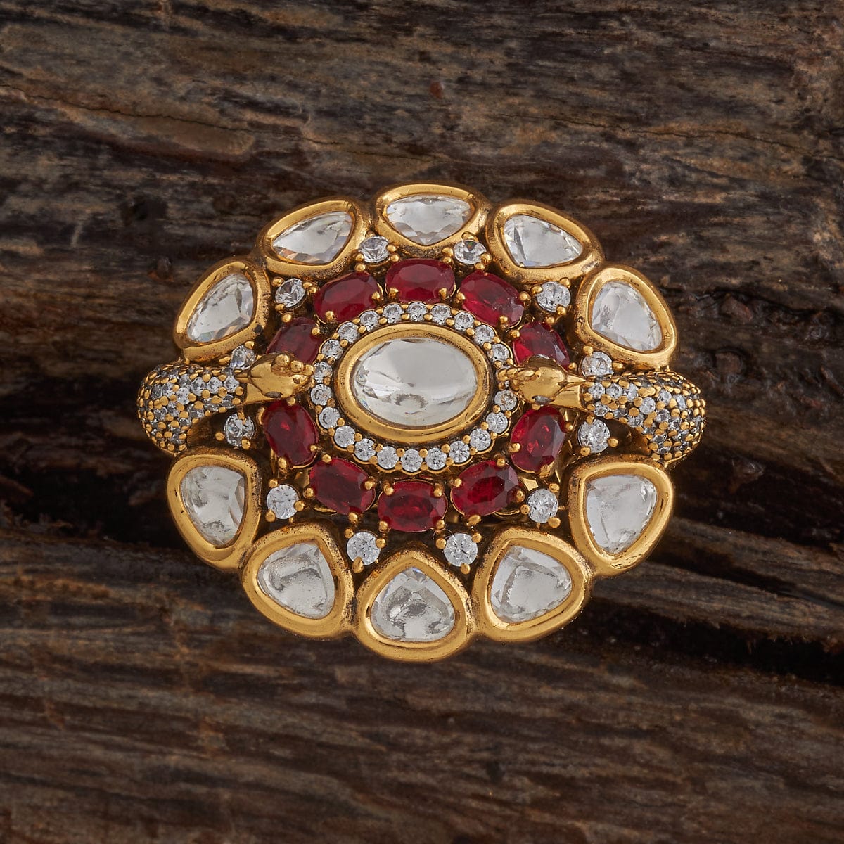 Kundan Finger Ring Kundan Finger Ring 181106
