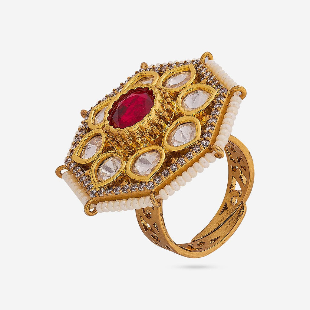 Kundan Finger Ring Kundan Finger Ring 190808
