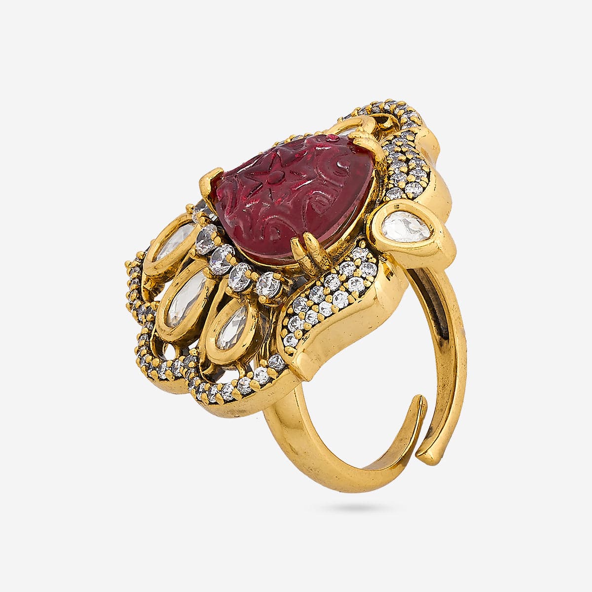 Kundan Finger Ring Kundan Finger Ring 193209