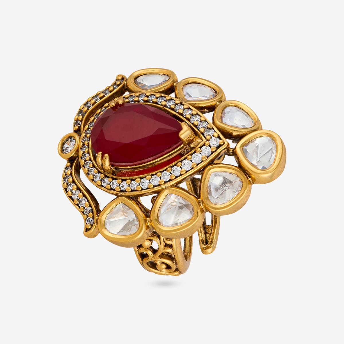 Kundan Finger Ring Kundan Finger Ring 204687
