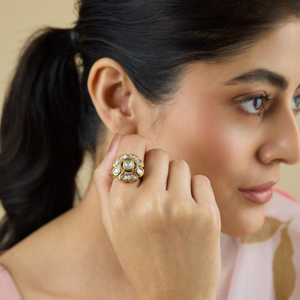 Kundan Finger Ring Kundan Finger Ring 180255
