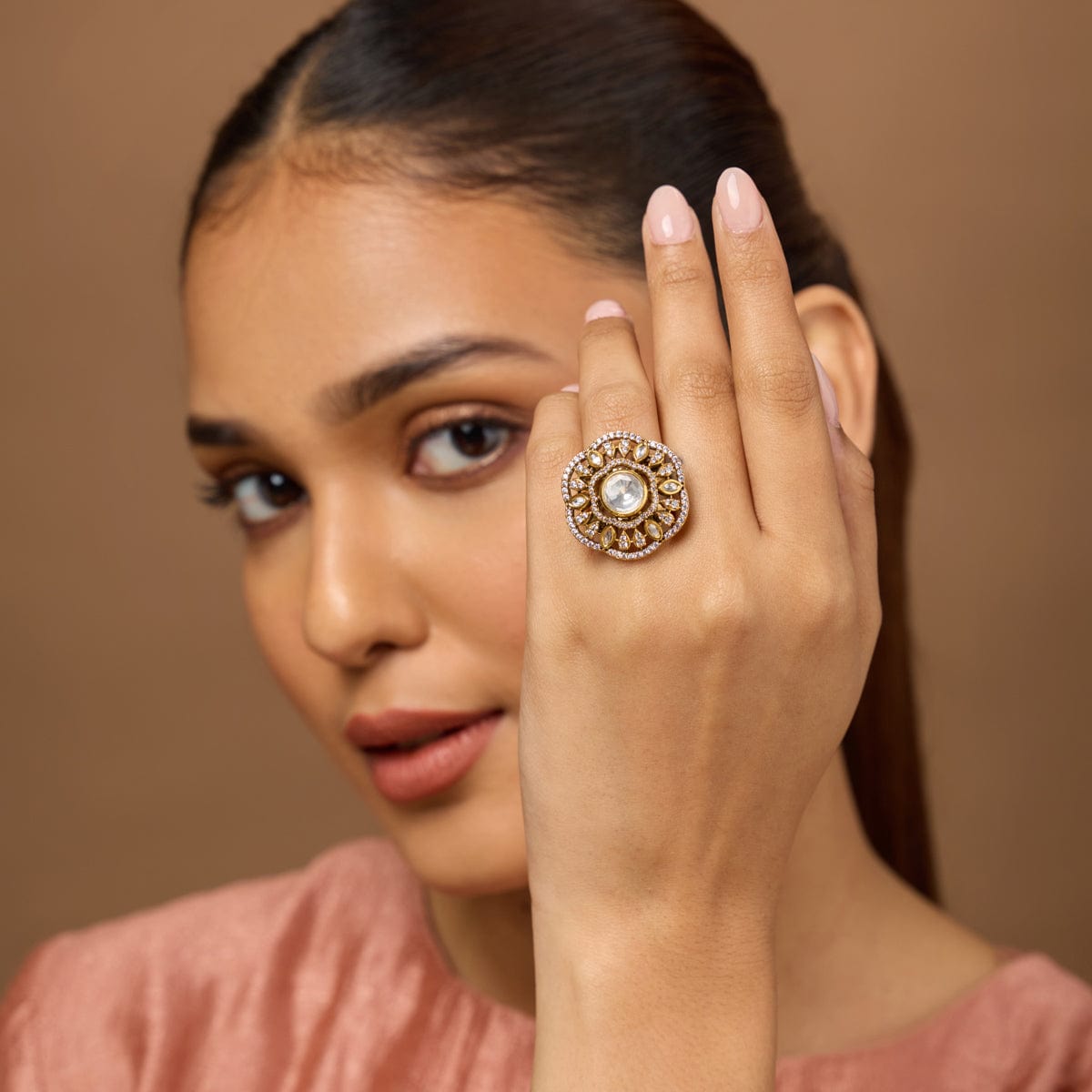 Kundan Finger Ring Kundan Finger Ring 187767