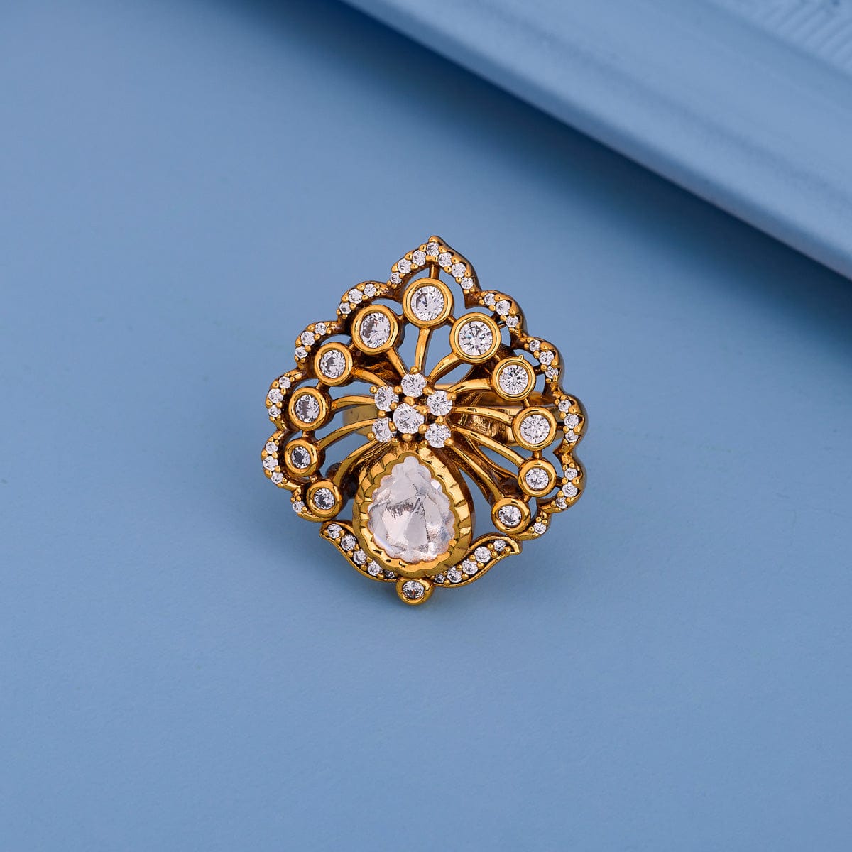 Kundan Finger Ring Kundan Finger Ring 196785