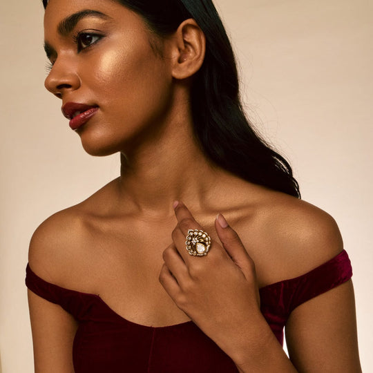 Kundan Finger Ring Kundan Finger Ring 196785