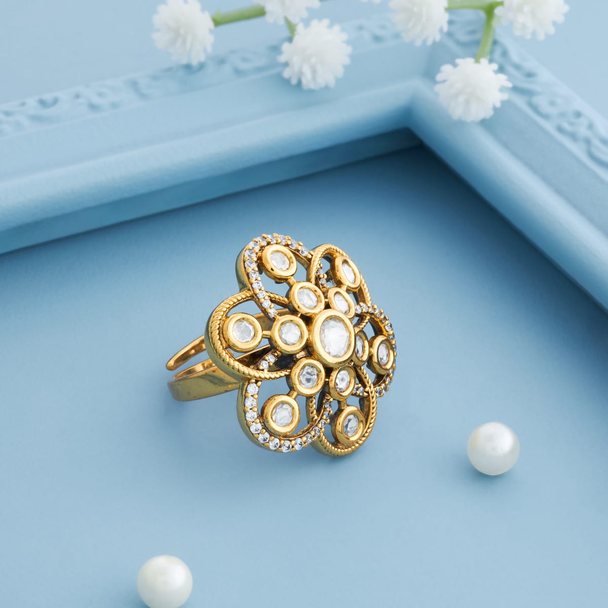 Kundan Finger Ring Kundan Finger Ring 196893