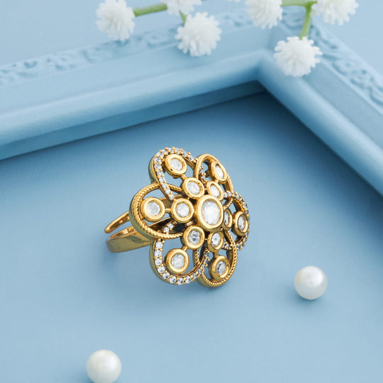 Kundan Finger Ring Kundan Finger Ring 196893