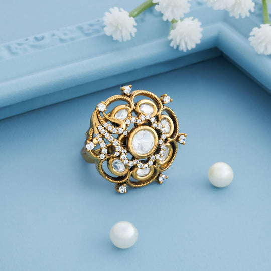 Kundan Finger Ring Kundan Finger Ring 196895