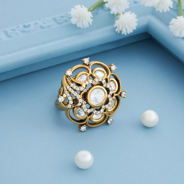 Kundan Finger Ring Kundan Finger Ring 196895