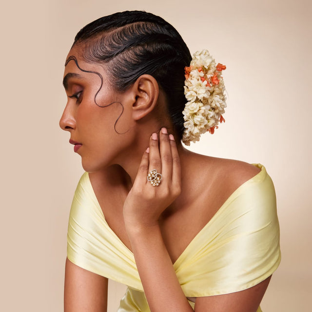 Kundan Finger Ring Kundan Finger Ring 197196