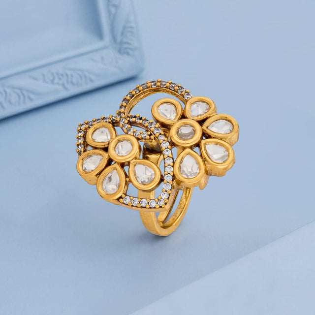 Kundan Finger Ring Kundan Finger Ring 197196