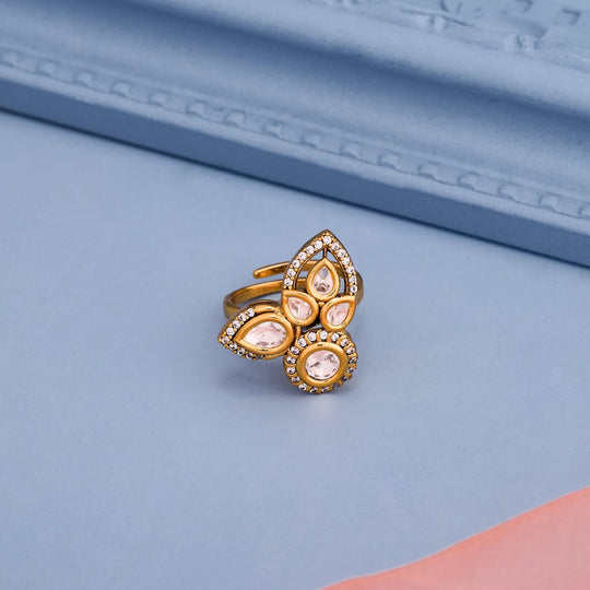 Kundan Finger Ring Kundan Finger Ring 197198