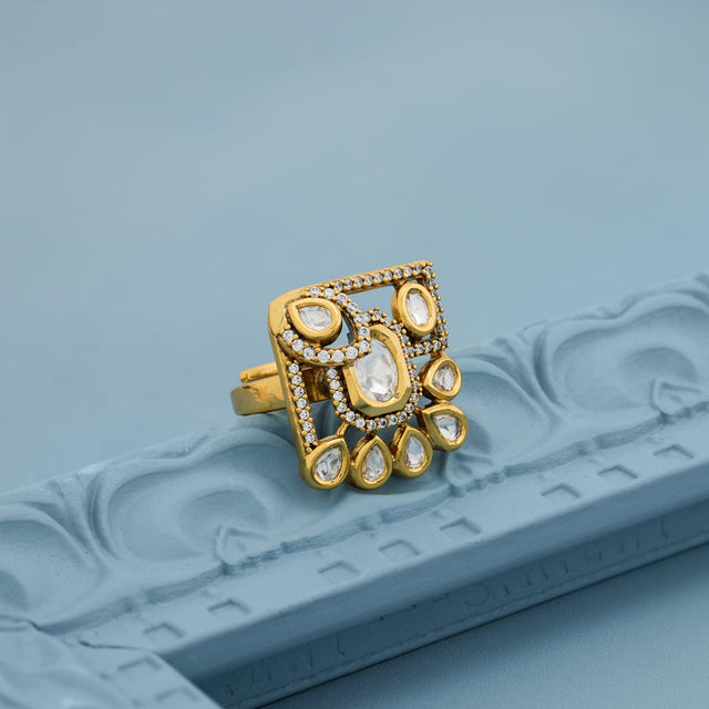 Kundan Finger Ring Kundan Finger Ring 197200