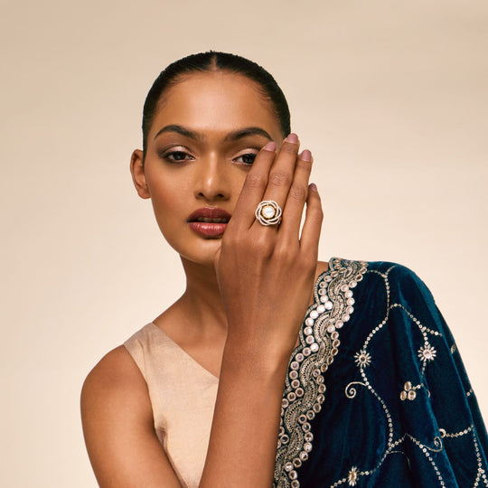 Kundan Finger Ring Kundan Finger Ring 197201
