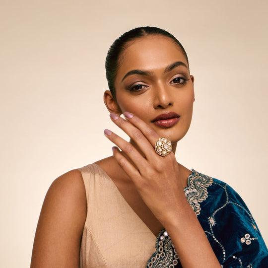 Kundan Finger Ring Kundan Finger Ring 197202