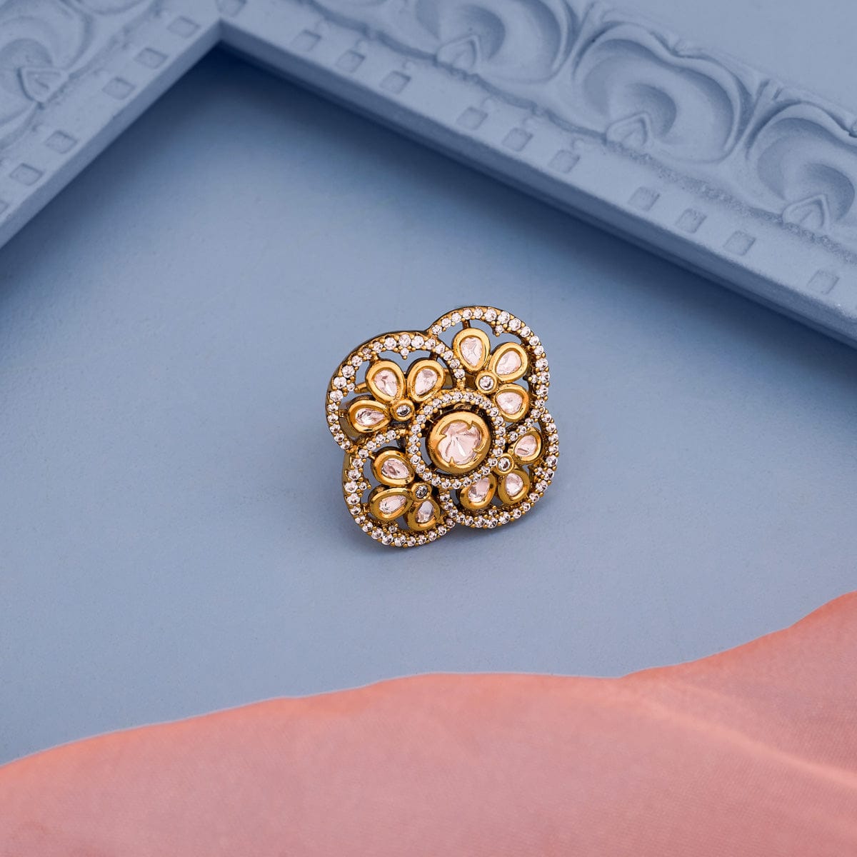 Kundan Finger Ring Kundan Finger Ring 197203