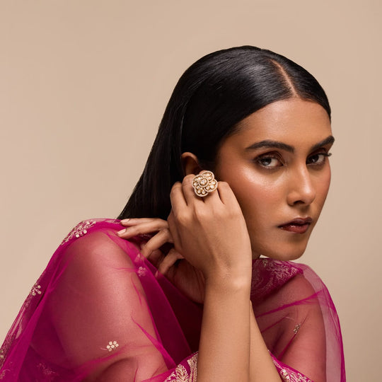Kundan Finger Ring Kundan Finger Ring 197203