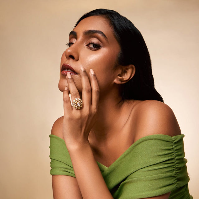 Kundan Finger Ring Kundan Finger Ring 201026