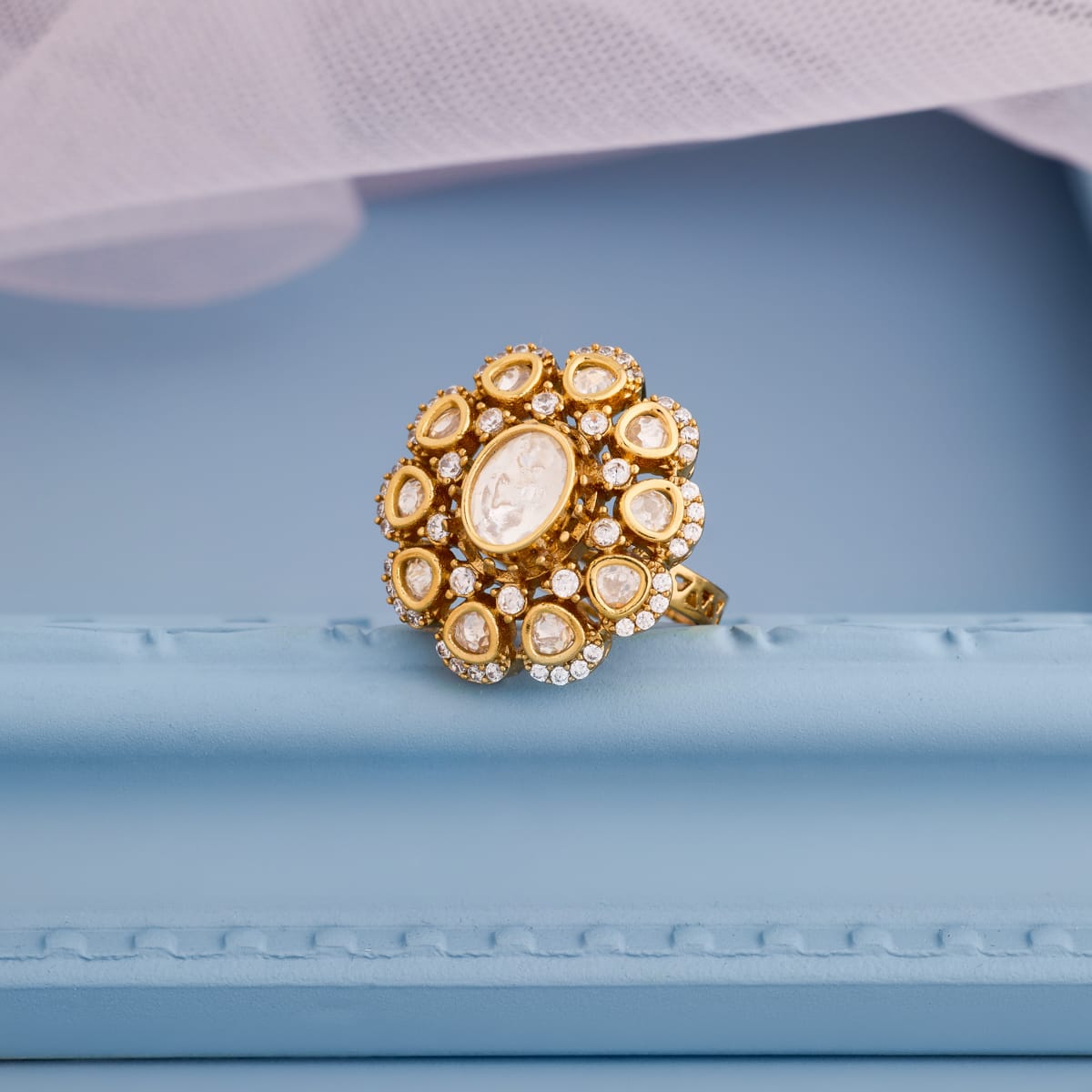 Kundan Finger Ring Kundan Finger Ring 201026