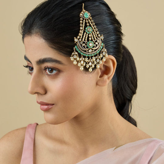 Kundan Hair Brooch Kundan Hair Brooch 180238