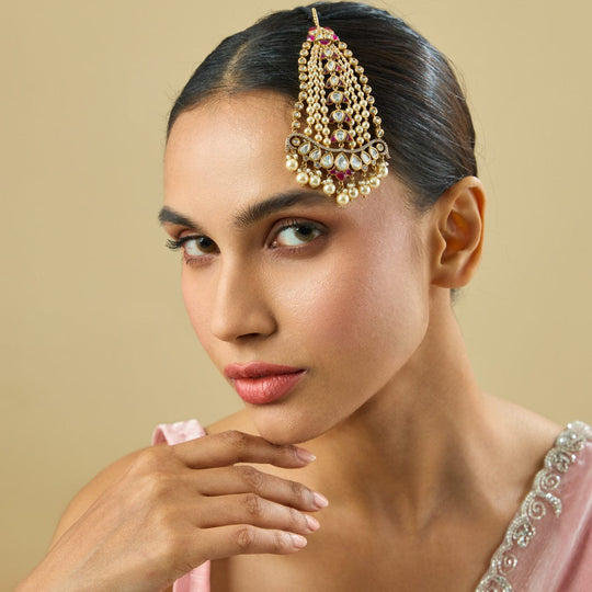 Kundan Hair Brooch Kundan Hair Brooch 181115