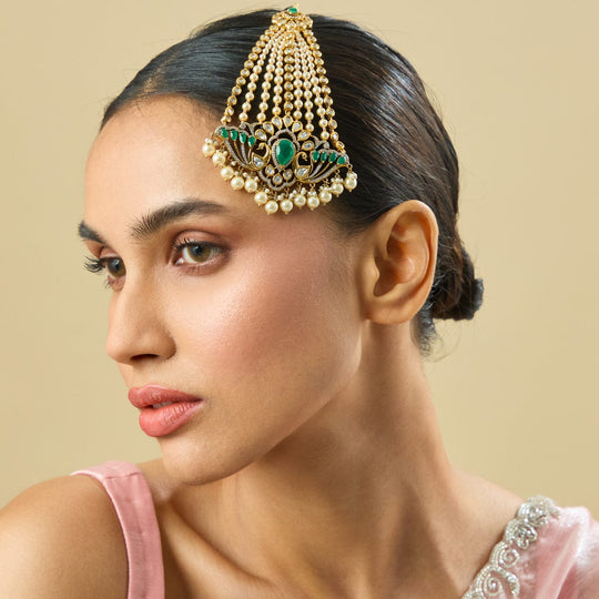 Kundan Hair Brooch Kundan Hair Brooch 181118