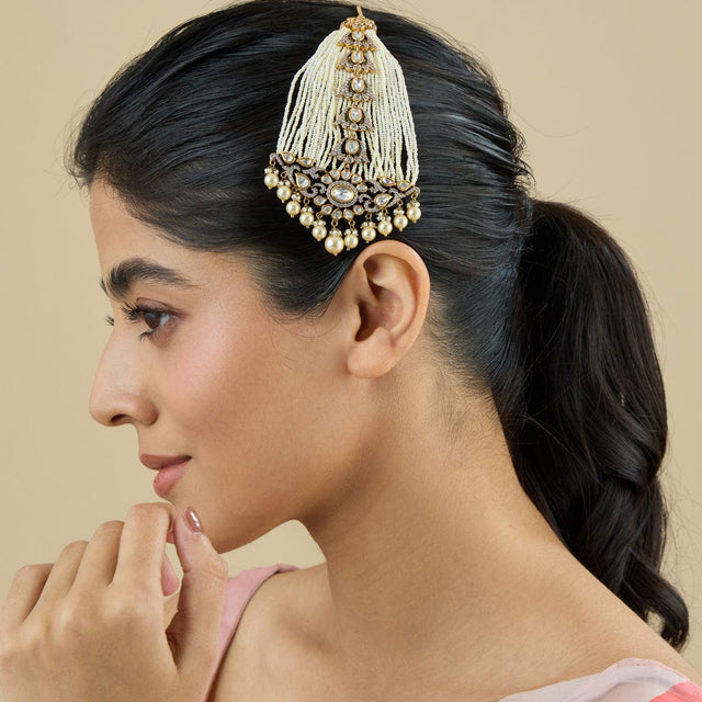 Kundan Hair Brooch Kundan Hair Brooch 181116