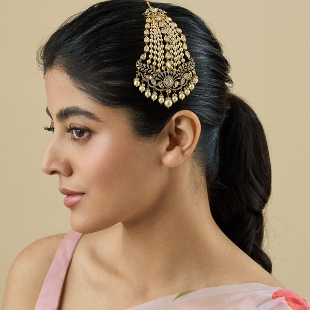 Kundan Hair Brooch Kundan Hair Brooch 181117