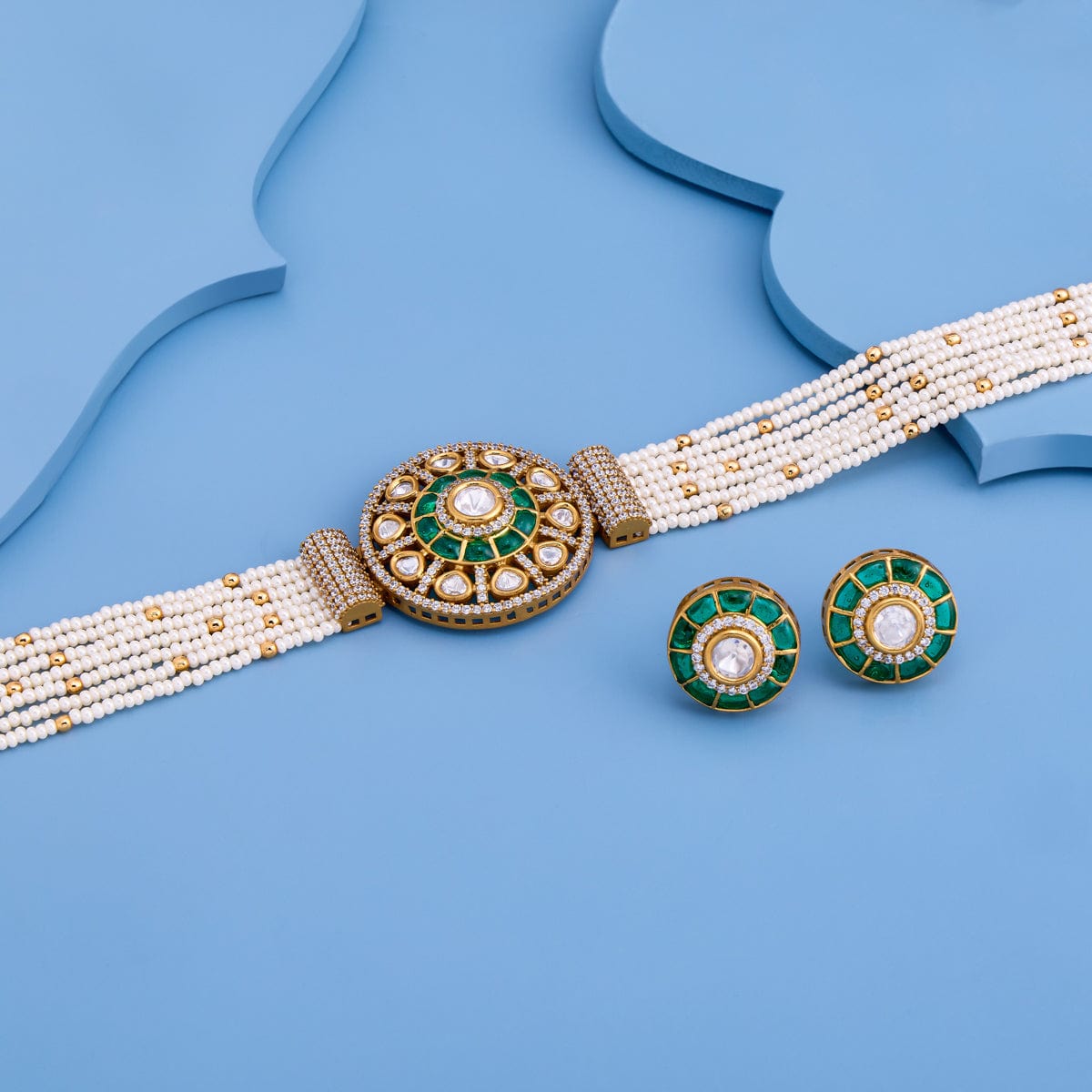 Kundan Necklace Kundan Necklace 185303