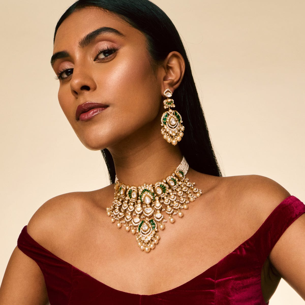 Kundan Necklace Kundan Necklace 193722