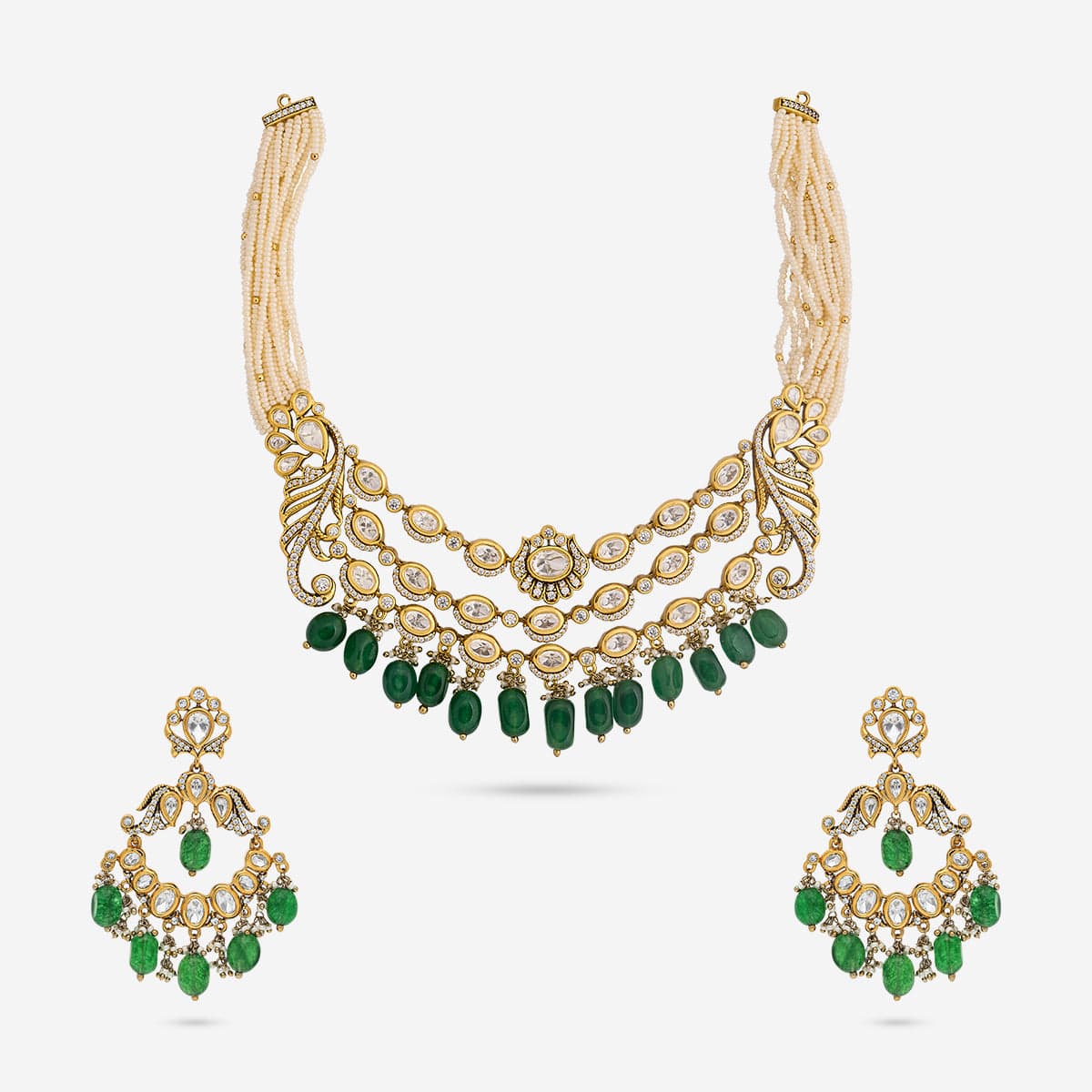Kundan Necklace Kundan Necklace 194010