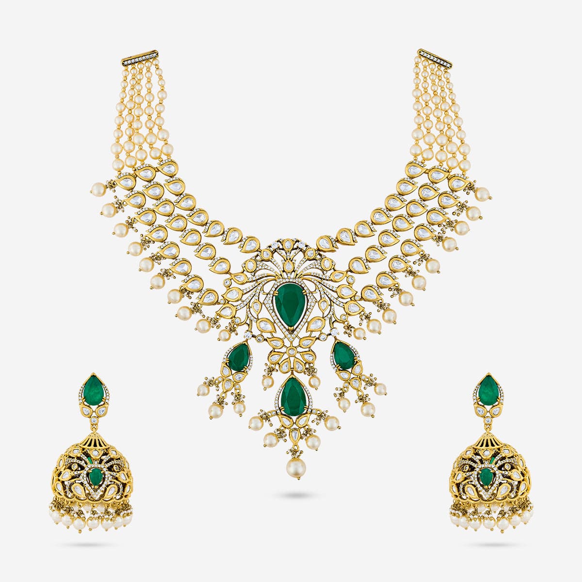 Kundan Necklace Kundan Necklace 195209