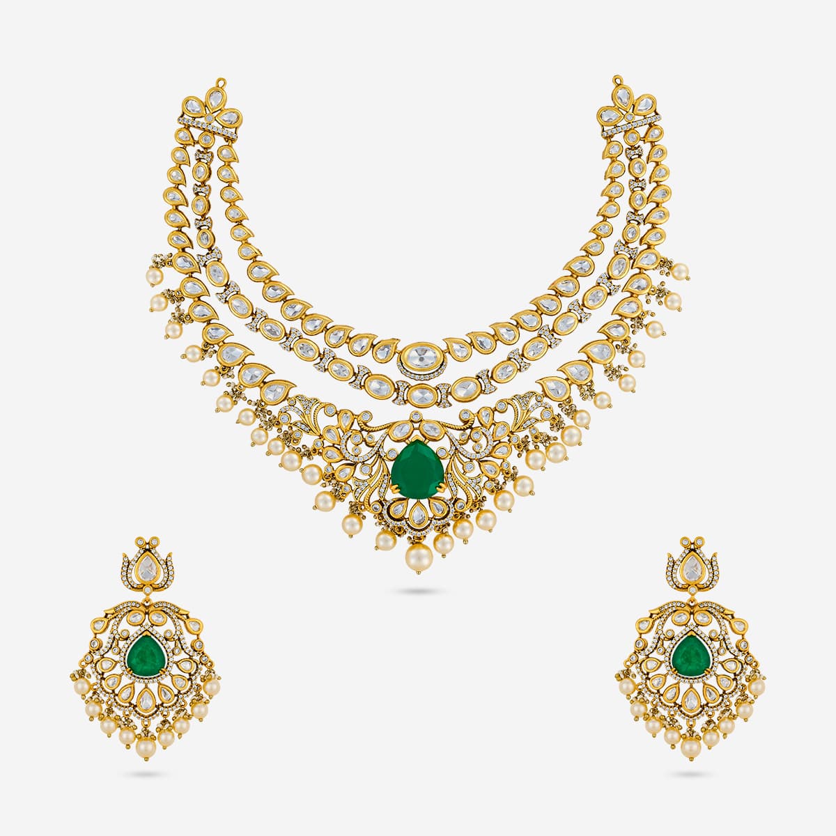 Kundan Necklace Kundan Necklace 195212