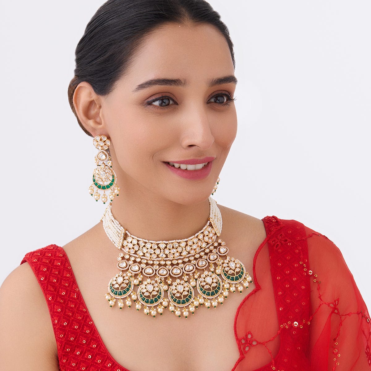 Kundan Necklace Kundan Necklace 164014