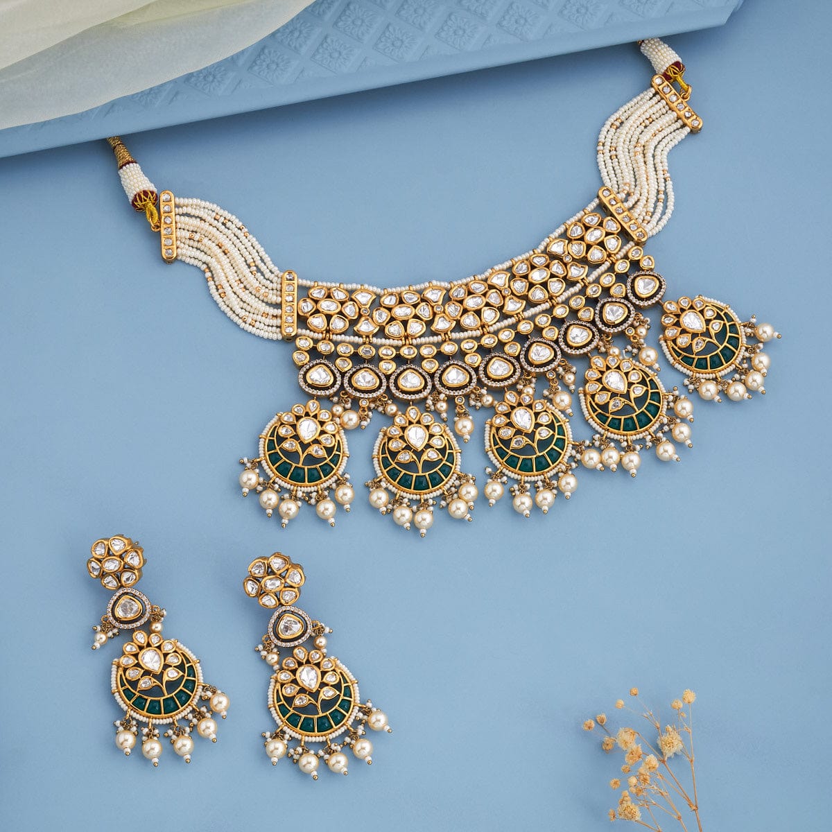 Kundan Necklace Kundan Necklace 164014