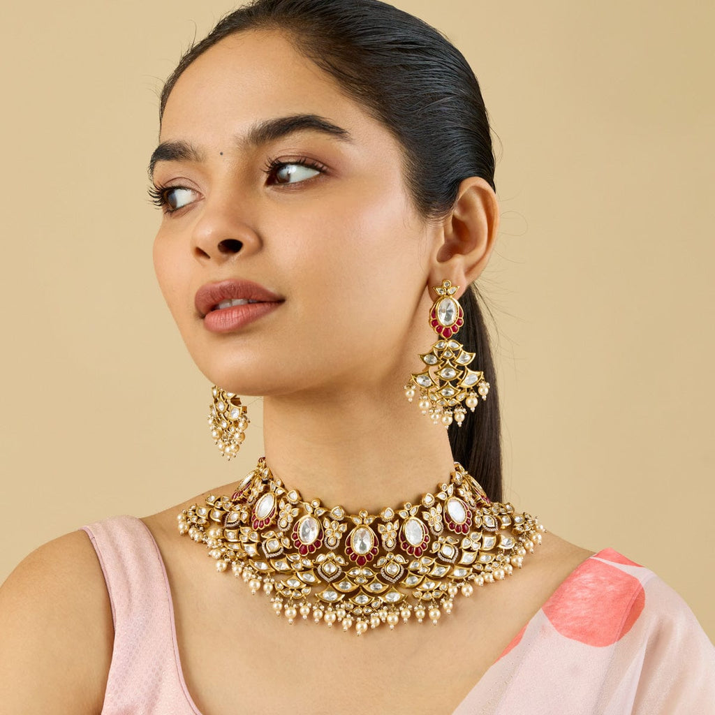 Kundan Necklace Kundan Necklace 164033