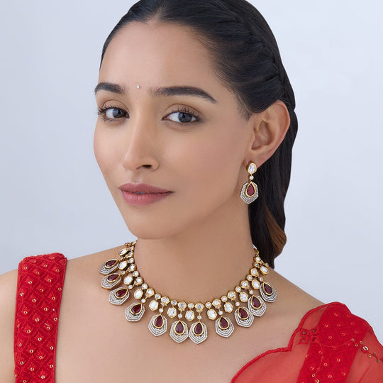 Kundan Necklace Kundan Necklace 165820