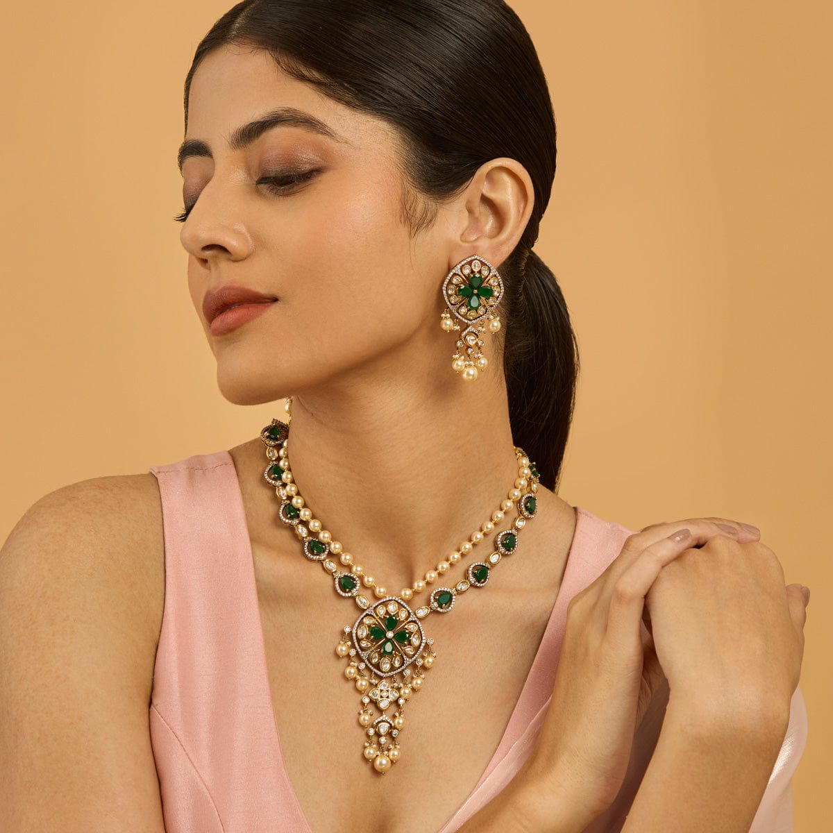 Kundan Necklace Kundan Necklace 173029