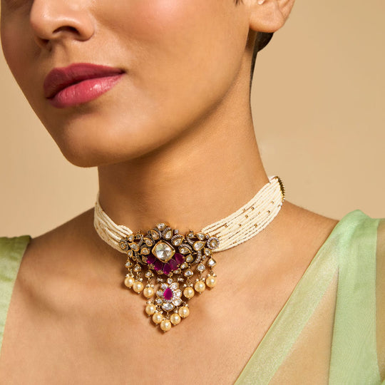 Kundan Necklace Kundan Necklace 173035