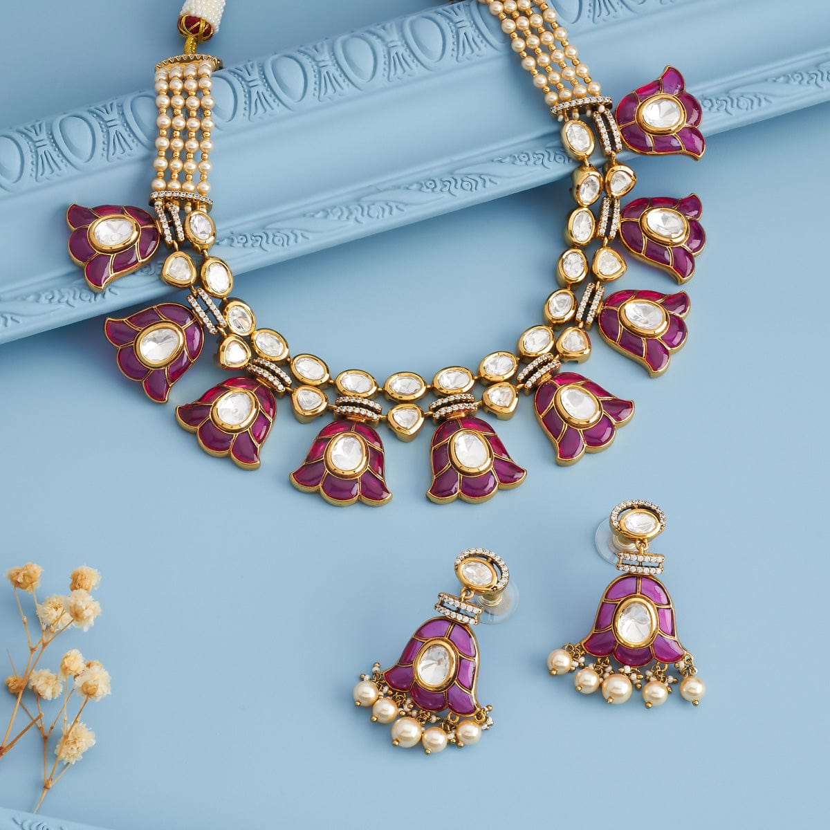 Kundan Necklace Kundan Necklace 184813