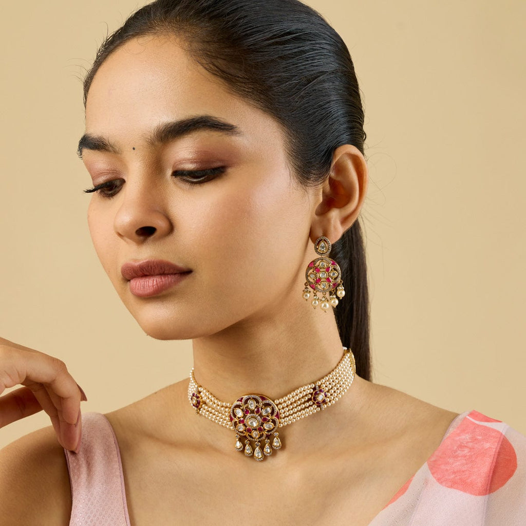 Kundan Necklace Kundan Necklace 184817