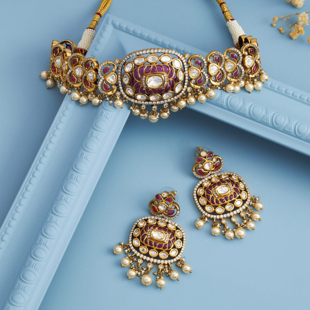 Kundan Necklace Kundan Necklace 184827