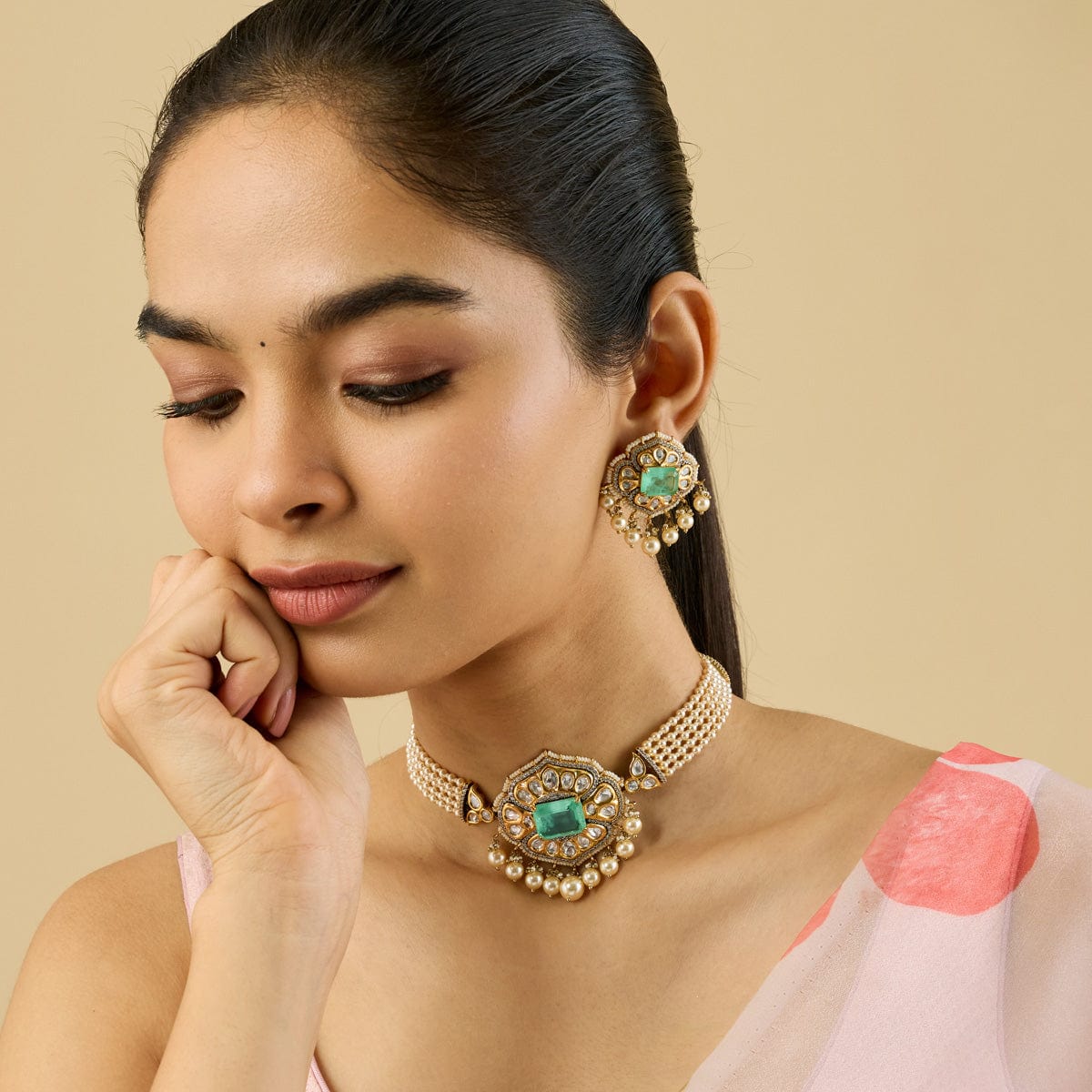 Kundan Necklace Kundan Necklace 184831